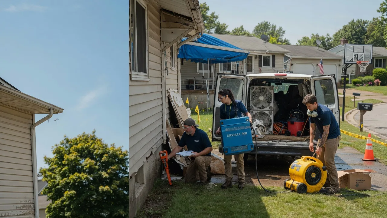 Ceiling Leak Cleanup in Bethel, OH near me