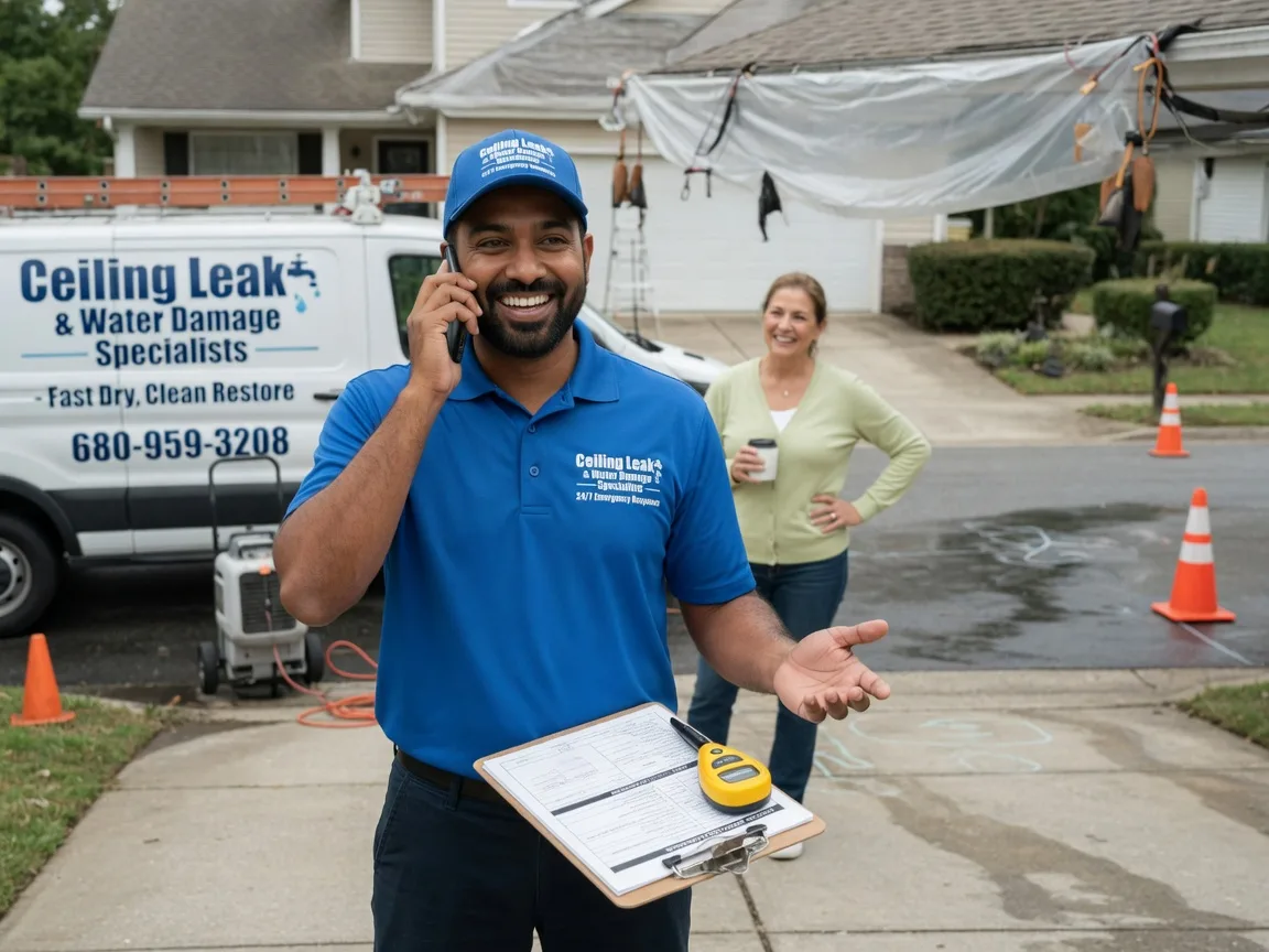 Ceiling Leak Cleanup Bethel, OH FAQs